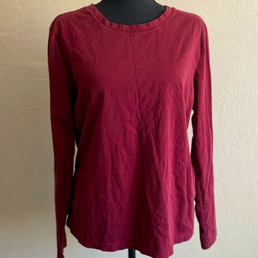 Burgundy Soft Sweater Top